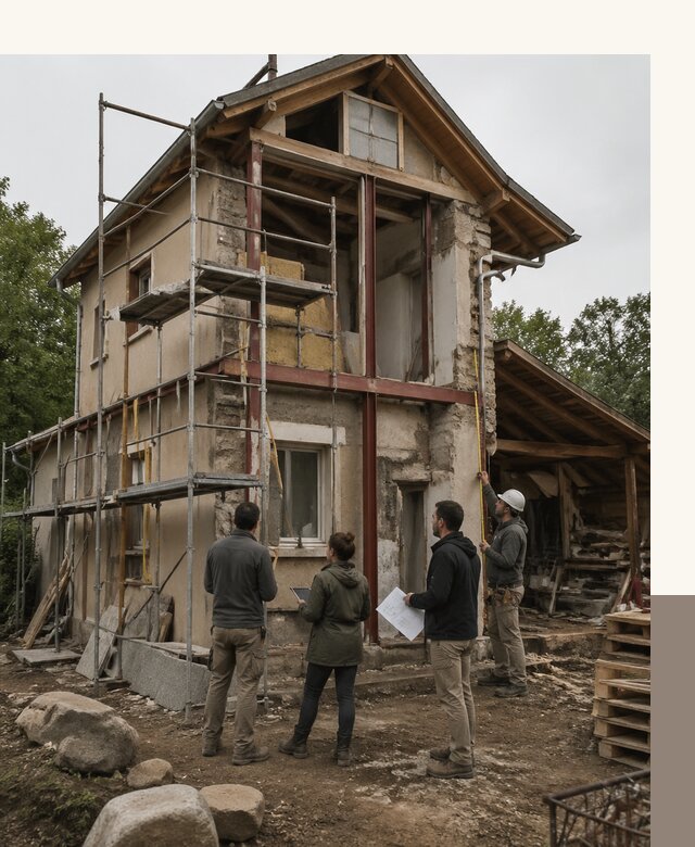 Реконструкция загородного дома под ключ в Пугачёве от бюро